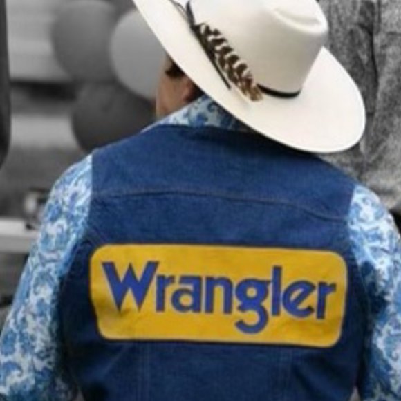 NWT - Wrangler Denim Vest XL Deadstock Nos Cowboy Rodeo USA Made - Size XL - Picture 8 of 8